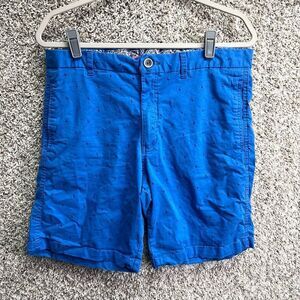 TailorByrd Collection Shorts Men’s 32 Blue All-Over Flamingo Silhouette Print